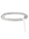 Rabanne Chainmail Adjustable Belt In Silver