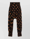 RABANNE ABSTRACT PRINT STRETCH TROUSERS