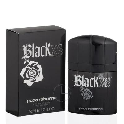 Rabanne Black Xs Men By Paco  Eau De Toilette Spray 1.7 oz (50 Ml) (m) In Amber / Black / Dark