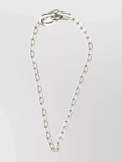Paco Rabanne Chunky Chain Link Pendant Necklace In Metallic