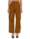 Rabanne Belt Loops Slacks In Buff