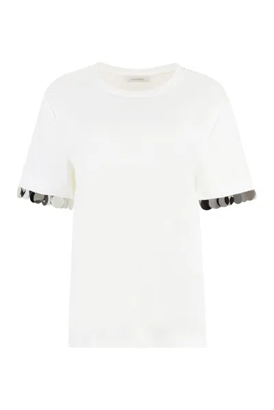 Paco Rabanne Crewneck Short In White