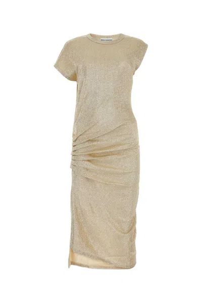 Rabanne Paco  Dress In Gold