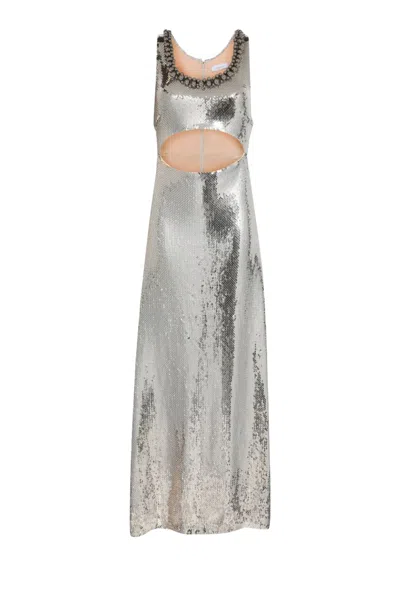 Paco Rabanne Dress In Silver