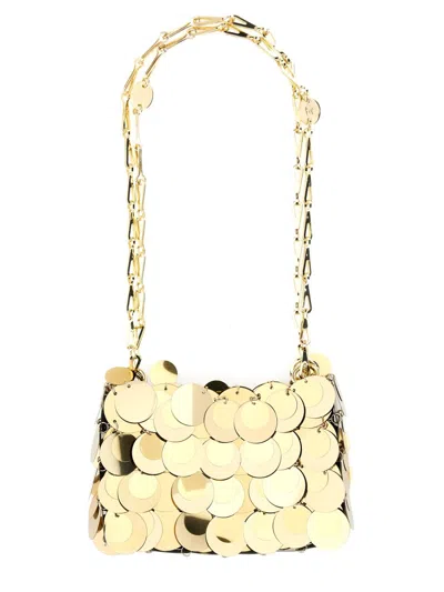 Paco Rabanne Dwarf Sparkle Bag In Gold