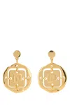 RABANNE GOLD METAL EARRINGS