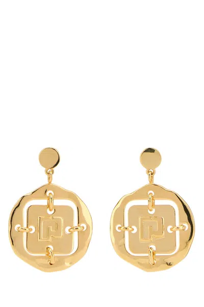 RABANNE GOLD METAL EARRINGS