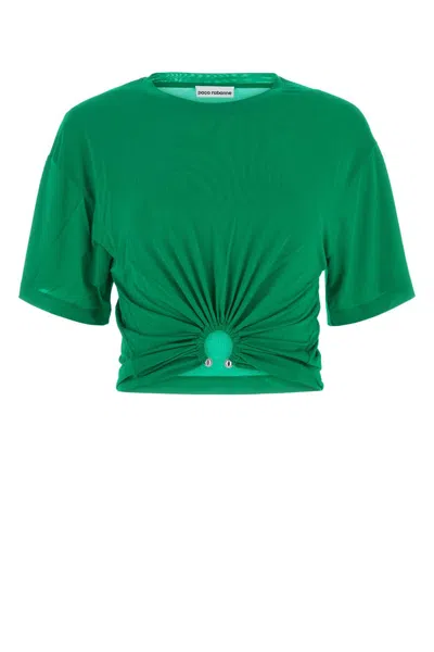 Rabanne Paco  T-shirt In Green