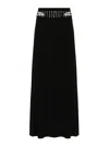Rabanne Embellished Maxi Skirt In Black
