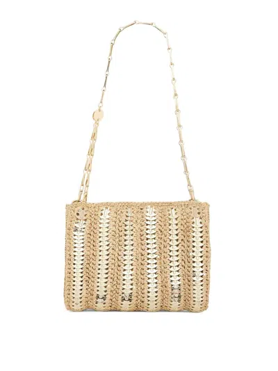 Paco Rabanne Iconic 1969 Shoulder Bag In Neutral