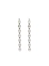 Rabanne Orecchini Eight Nano Argento In Grey