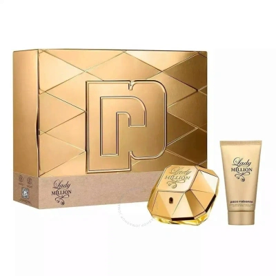 Paco Rabanne Ladies Lady Million Gift Set Fragrances 3349668603497 In Orange