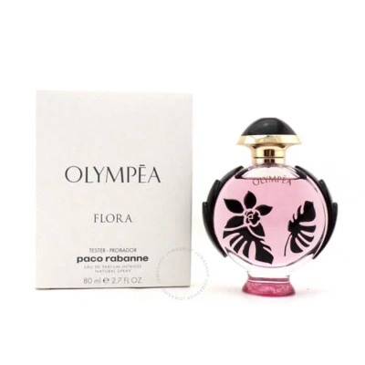 Rabanne Paco  Ladies Olympea Flora Edp 2.7 oz (tester) Fragrances 3349668614493 In Black / Pink