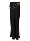 Rabanne Chain-embellished Satin-twill Maxi Skirt