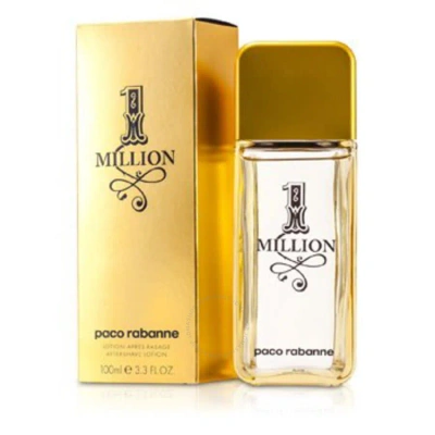 Rabanne Paco  Men's 1 Million Aftershave Lotion 3.3 oz Fragrances 3349666007983 In White