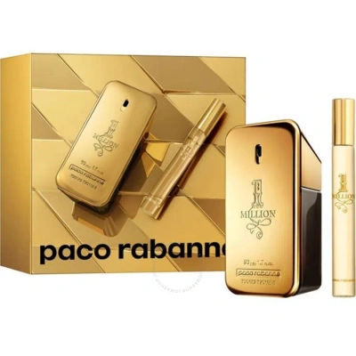 Paco Rabanne Men's 1 Million Gift Set Fragrances 3349668603756 In White
