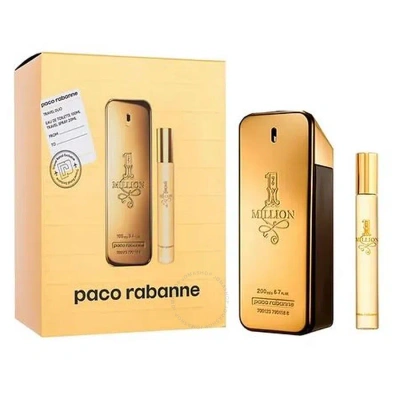 Rabanne Paco  Men's 1 Million Gift Set Fragrances 3349668626700 In White