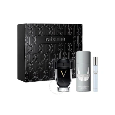 Paco Rabanne Men's Invictus Gift Set Fragrances 3349668623266 In N/a