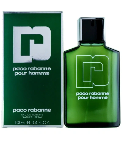 Rabanne Paco  Men's Pour Homme 3.3oz Edt Spray In White