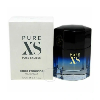 Paco Rabanne Men's Pure Xs Edt Spray 3.38 oz (tester) Fragrances 3349668551163 In Green