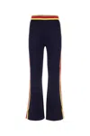 Rabanne Pantalone Jogging In Misto Viscosa Stretch Multicolor  Donna In Navygold