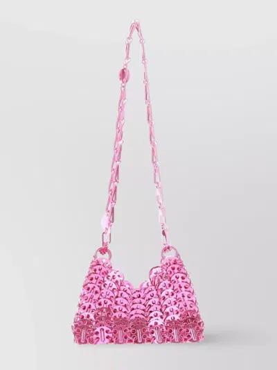 Rabanne Nano 1969 Cross-body Bags & Satchels In Pink