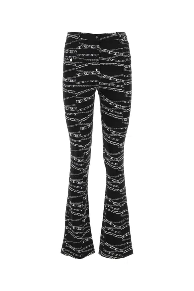 Paco Rabanne Printed Stretch Viscose Pant In V987
