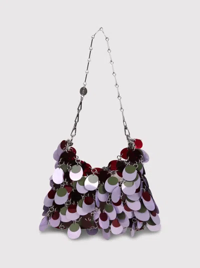 Rabanne Paillette-embellished Bag In Purple