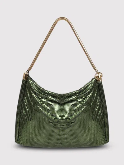 Rabanne Shoulder Bag With Chain In Green