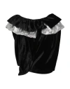 Rabanne Woman Mini Skirt Black Size 8 Aluminum, Viscose, Polyamide, Elastane In Black