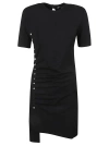 PACO RABANNE SIDE BUTTONED SHORT DRESS