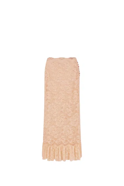 Rabanne Skirt In Nude & Neutrals