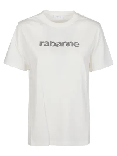 Rabanne T-shirt In Coconut Milk