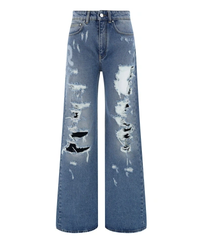 Paco Rabanne Trousers In Blue