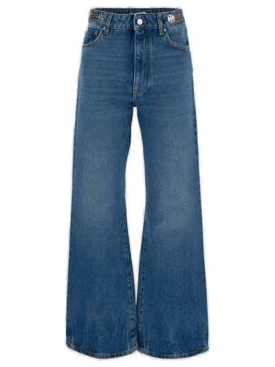 Rabanne Paco  Wide Leg Jeans In Denim