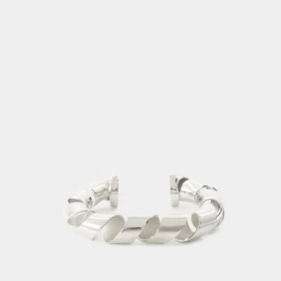 Paco Rabanne Xl Link Twist Cuff Bracelet In Metallic