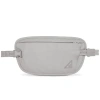 Pacsafe Coversafe X100 Anti-theft Rfid Blocking Waist Wallet Neutral Grey In Gray