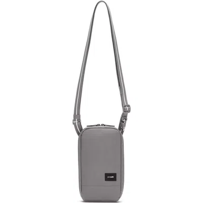 Pacsafe Rfidsafe Tech Crossbody In Gray