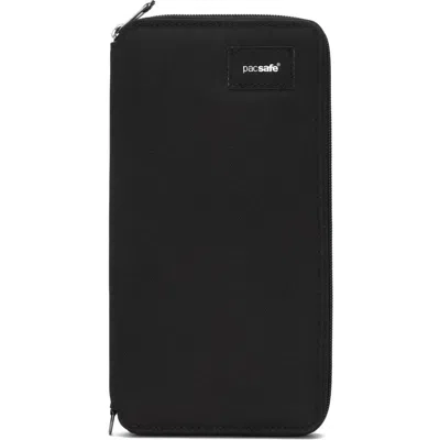 Pacsafe Rfidsafe Travel Wallet In Black