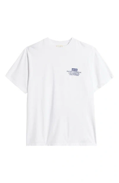 Pacsun 1980 La Cotton Graphic T-shirt In White
