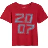 Pacsun 2007 Skimmer Cotton Graphic T-shirt In Red