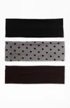 Pacsun 3 Pack Soft Headbands In Multi
