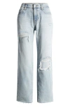 PACSUN '90S RIPPED STRAIGHT LEG JEANS