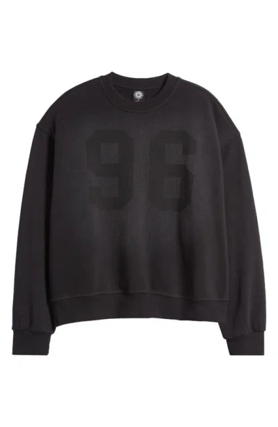 Pacsun 96 Oversize Varsity Sweatshirt In Black