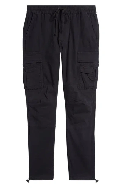 Pacsun Aden Slim Cotton Cargo Pants In Black