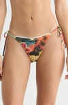 Pacsun Aeries Side Tie Bikini Bottoms In Multi