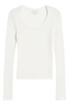Pacsun Alexandria Long Sleeve Cotton Sweater In Gardenia