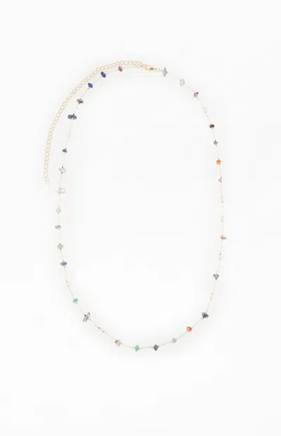 Pacsun Alma Stone Belly Chain In Assorted In Multi