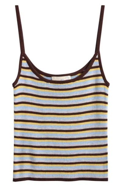 Pacsun Angelica Stripe Camisole In Multi
