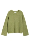 Pacsun Aria Crewneck Sweater In Green